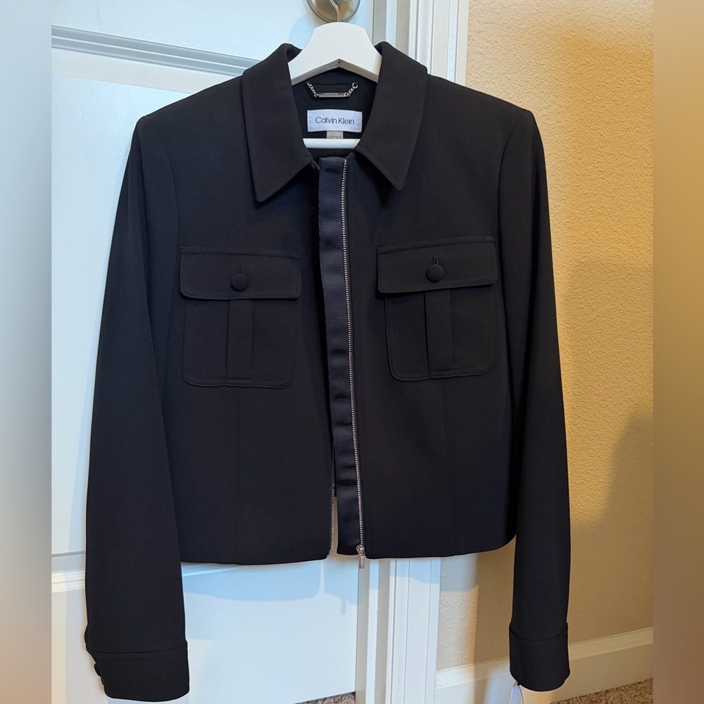 New！Calvin Klein Women's Black Blazer